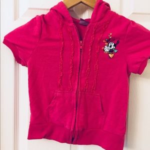 Disney | Girl’s 4T | Short Sleeve Hoodie | Minnie